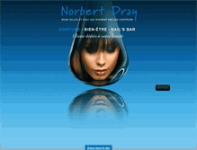 Tablet Screenshot of norbert-dray-coiffure.com